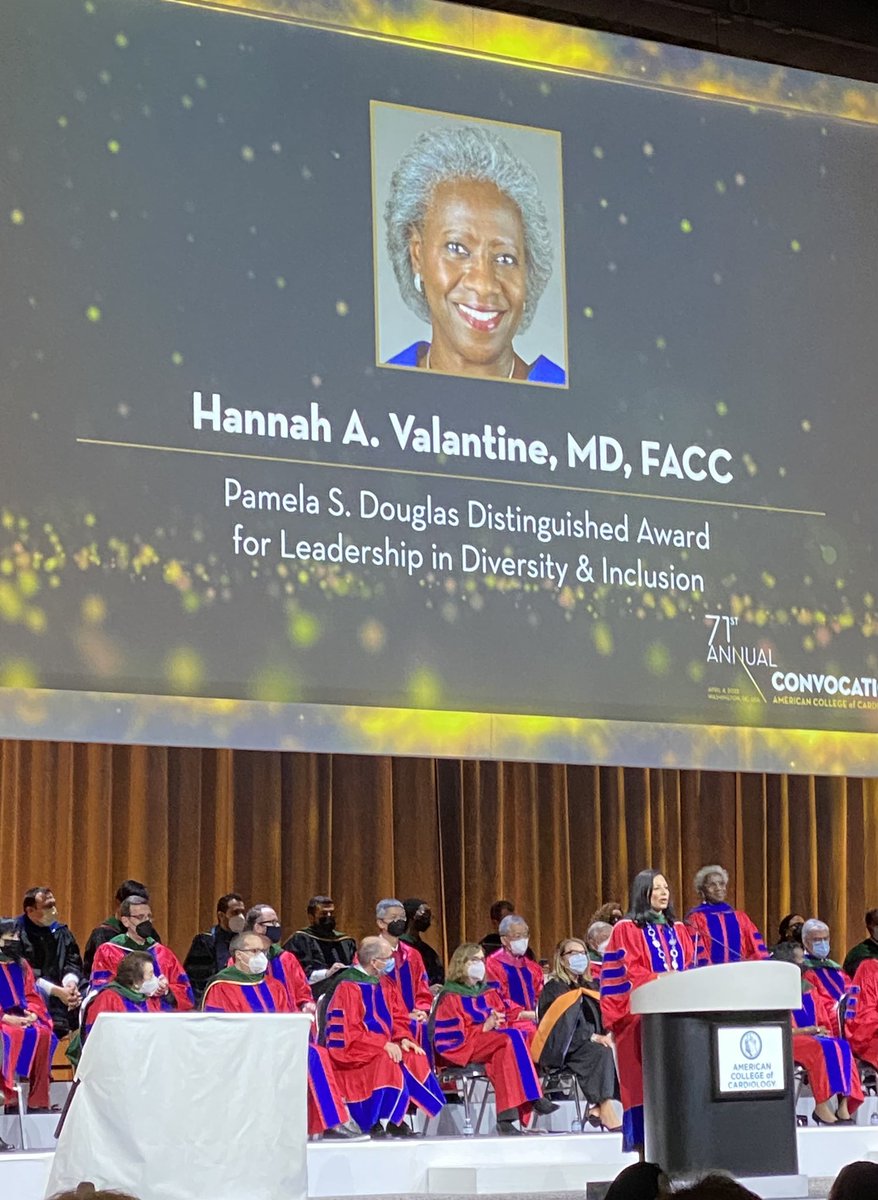 Eldrin Lewis (@eldrinl) on Twitter photo Congratulations Dr. Hannah Valantine for receiving the Pamela S. Douglas Distinguished Award for Leadership in Diversity and Inclusion at #ACC22. Well-deserved for her work <a href="/StanfordDeptMed/">Stanford Department of Medicine</a>, NIH and beyond. The best is yet to come! Congratulations Dr. Hannah Valantine for receiving the Pamela S. Douglas Distinguished Award for Leadership in Diversity and Inclusion at #ACC22. Well-deserved for her work <a href="/StanfordDeptMed/">Stanford Department of Medicine</a>, NIH and beyond. The best is yet to come!