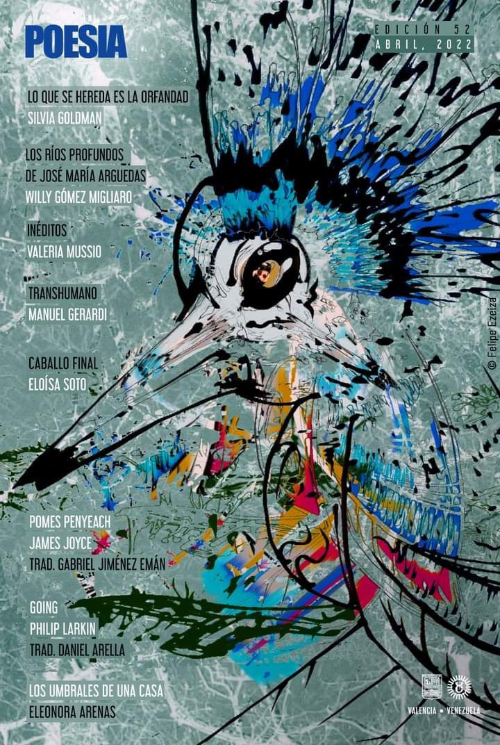 Nueva edición de POESIA
poesia.uc.edu.ve

Artista invitado: Felipe Ezeiza