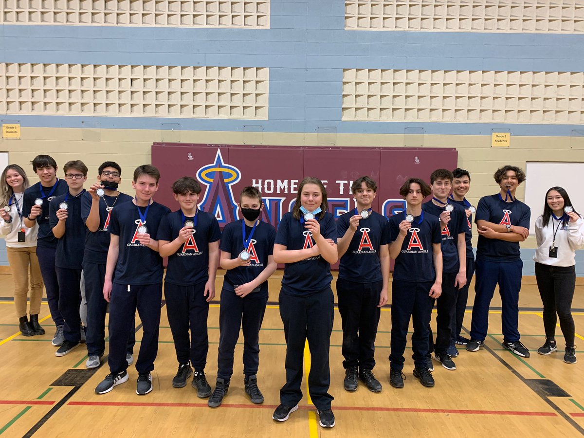 misshauzar's tweet photo. So proud of both of our boys and girls volleyball teams being awarded their silver medals today! 2nd place in all of North Haltonπ₯ @MlleHabashy @missshiu_ and @MsNixon_ and I all loved coaching you and watching you play and improve this season! #GAAllDay π https://t.co/Pv832IGpwB