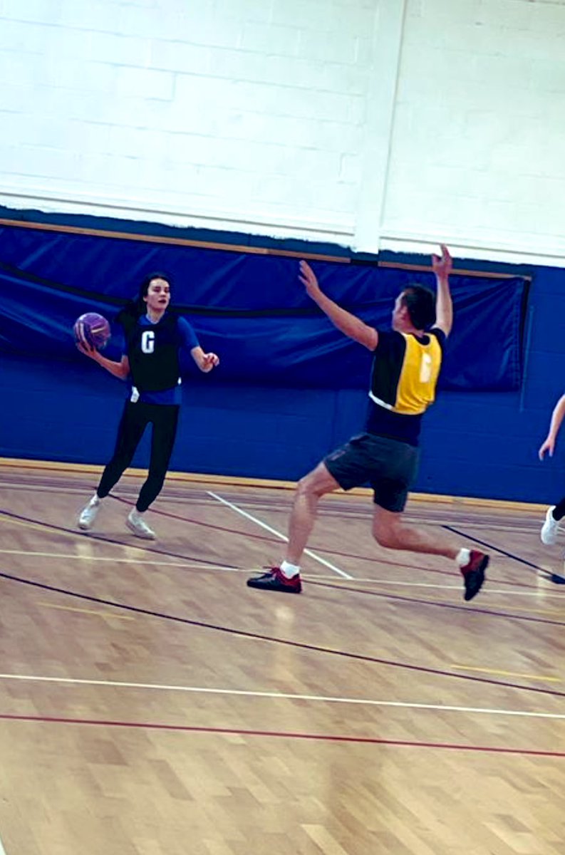 OLSJ_PE's tweet photo. Another fabulous event today y11 v Staff netball @olsjbb1 raising money for #Ukraine️ 🇺🇦 13-12 staff just take the win 💙💛 https://t.co/meFy1ab2So