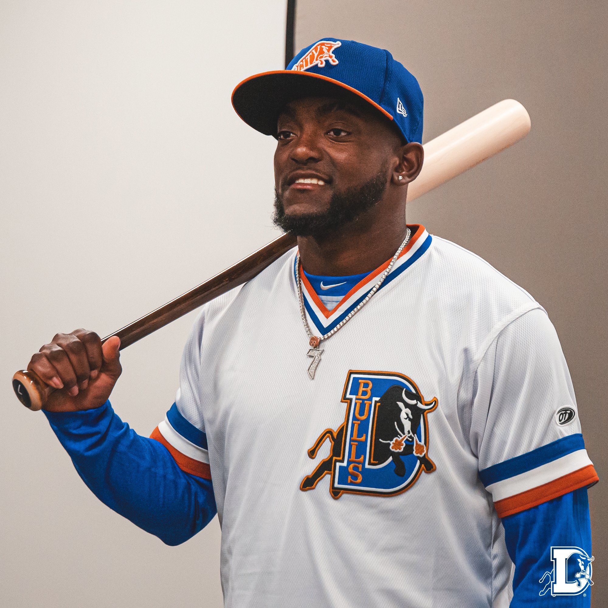 blue durham bulls jersey