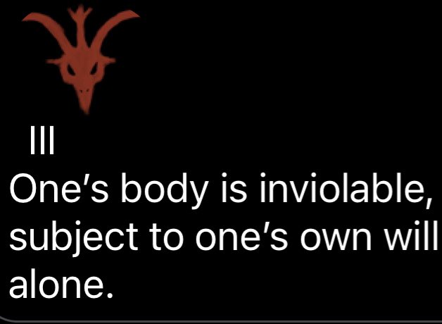 SatanicMinistry's tweet photo. Tenet III
What does it mean to you? https://t.co/EaymTWXRig