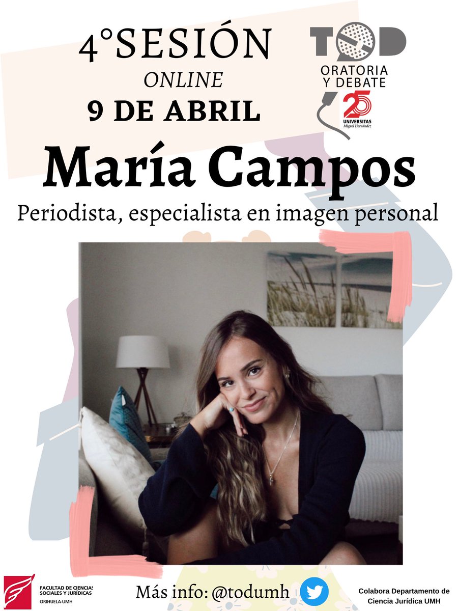 ¡No paramos! Nos vemos este sábado a las 10.30h en nuestra cuarta sesión del #TODUMH. 

Inscripciones: docs.google.com/forms/d/1uqfjc…