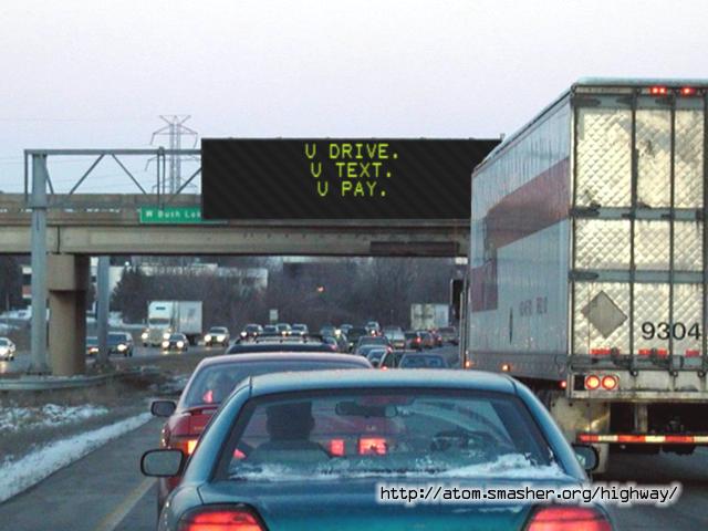 This message will be up on signs all across Michigan this week. #DistractedDrivingMonth #ItCanWait