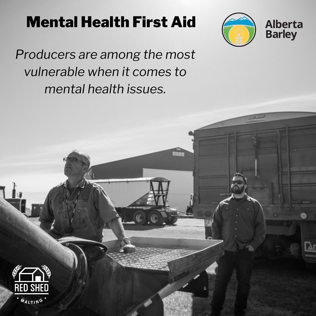 redshedmalting's tweet photo. Mental Health Workshop for Farmers 

Farmers face some very unique stresses, often from things that are completely out of their control. Adverse weather can lead to challenges paying bills &amp; feelings of failure. Farmers are too often left to face these stresses alone.
#AgTwitter https://t.co/JRTD4LGJvD