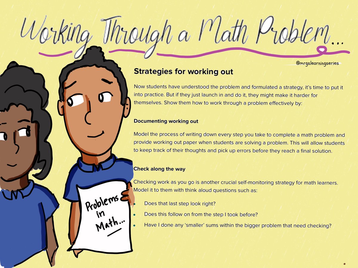 mrgslearning's tweet photo. Students must #perservere through math problems by going through! Let’s celebrate #math by working through! #mathproblems #mathrock #student #educator #principalsofinstagram #teachersofinstagram #mathmagic #makingthinkingvisible https://t.co/0JLbZAiuog