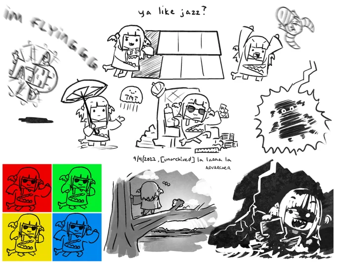 Gura unarchived karaoke steam doodles today!! Electric looove!!! 🦈

#gawrt 