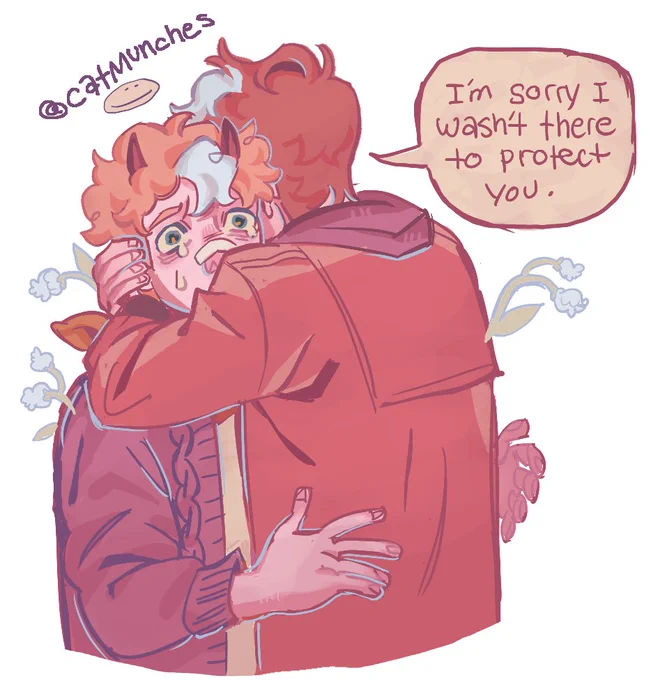my doodle from da aggie sesh w/ @/linktoo_craft and others ^___^ prompt was "what do u want to happen on dsmp" and well erm i crimeboys'd #wilbursootfanart #tommyinnitfanart 