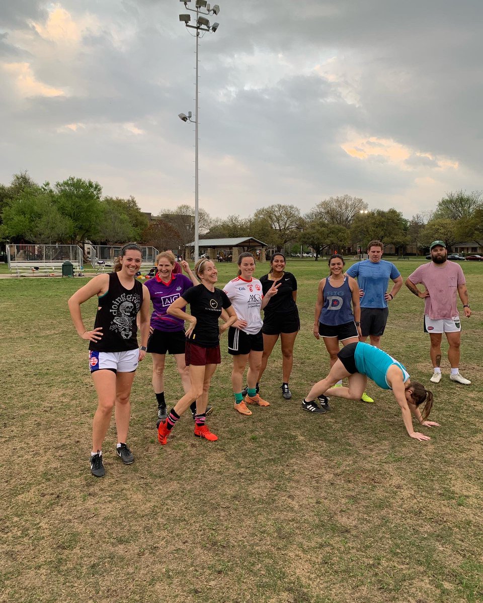 DallasGAA's tweet photo. Great Co-Ed skills training tonight. Thanks to Coach Joe for leading us in drills and games. #FionnFamily https://t.co/JYybrrjA4d