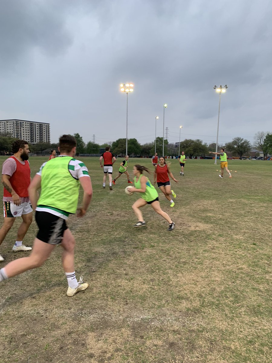 DallasGAA's tweet photo. Great Co-Ed skills training tonight. Thanks to Coach Joe for leading us in drills and games. #FionnFamily https://t.co/JYybrrjA4d