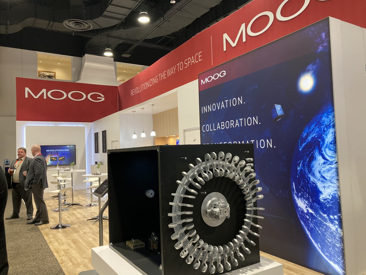The show floor at #37Space is now open! Come visit #MoogSS22 at booth 1024.