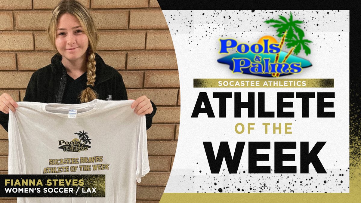 Pools and Palms #SocasteeHS Athlete of the Week! Fianna Steves