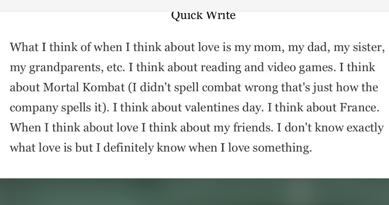 Laurie_Hagberg's tweet photo. That last sentence…ah, the way 9th-graders can be so real and open! 💛 btw, starting Romeo and Juliet and anticipating some interesting discussions 🙂 #teacherlife #askquestions #letthemwrite https://t.co/PllVULUEHp