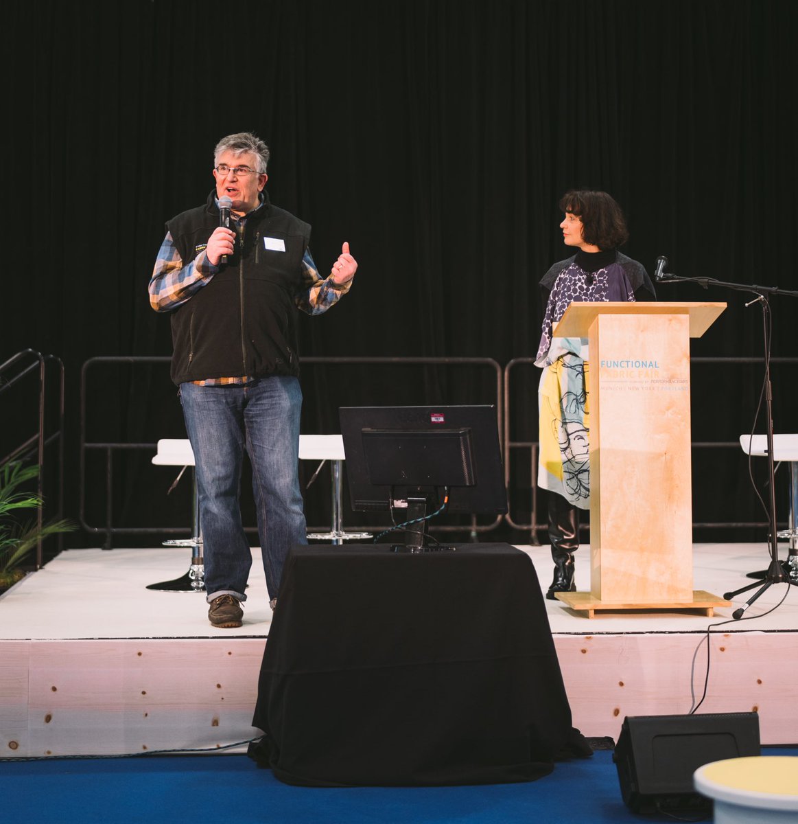 FunctionalFF's tweet photo. What an amazing Day 1 at the Spring Edition of Functional Fabric Fair Portland! Here's a recap of some highlight of the day - we can't wait to see what tomorrow brings! https://t.co/ouI7M76rp3