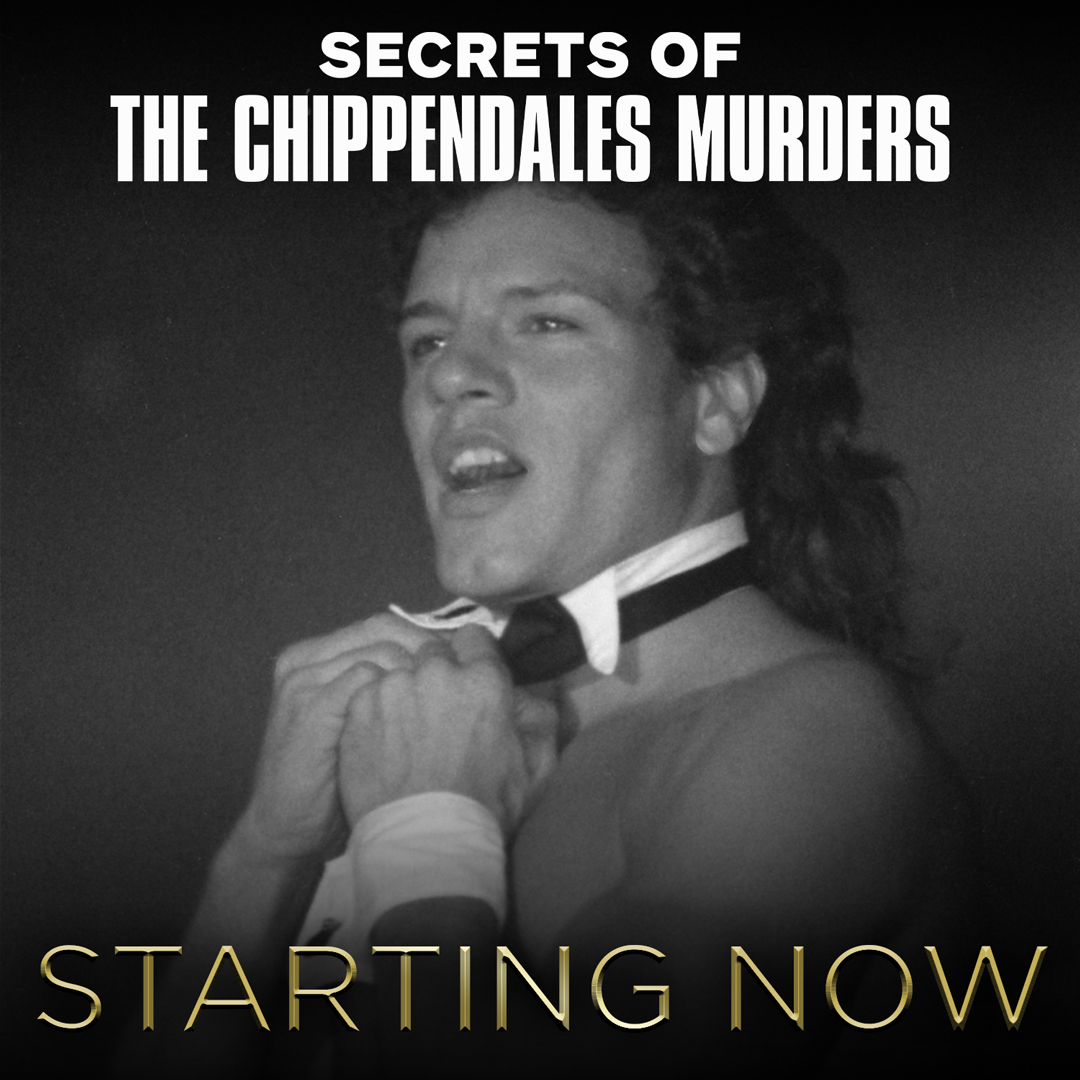 AETVCrime's tweet photo. The FINALE of Secrets of the Chippendales Murders starts RIGHT NOW on @AETV. Are you watching? #SecretsOfChippendales https://t.co/UqpMJnm9Rs