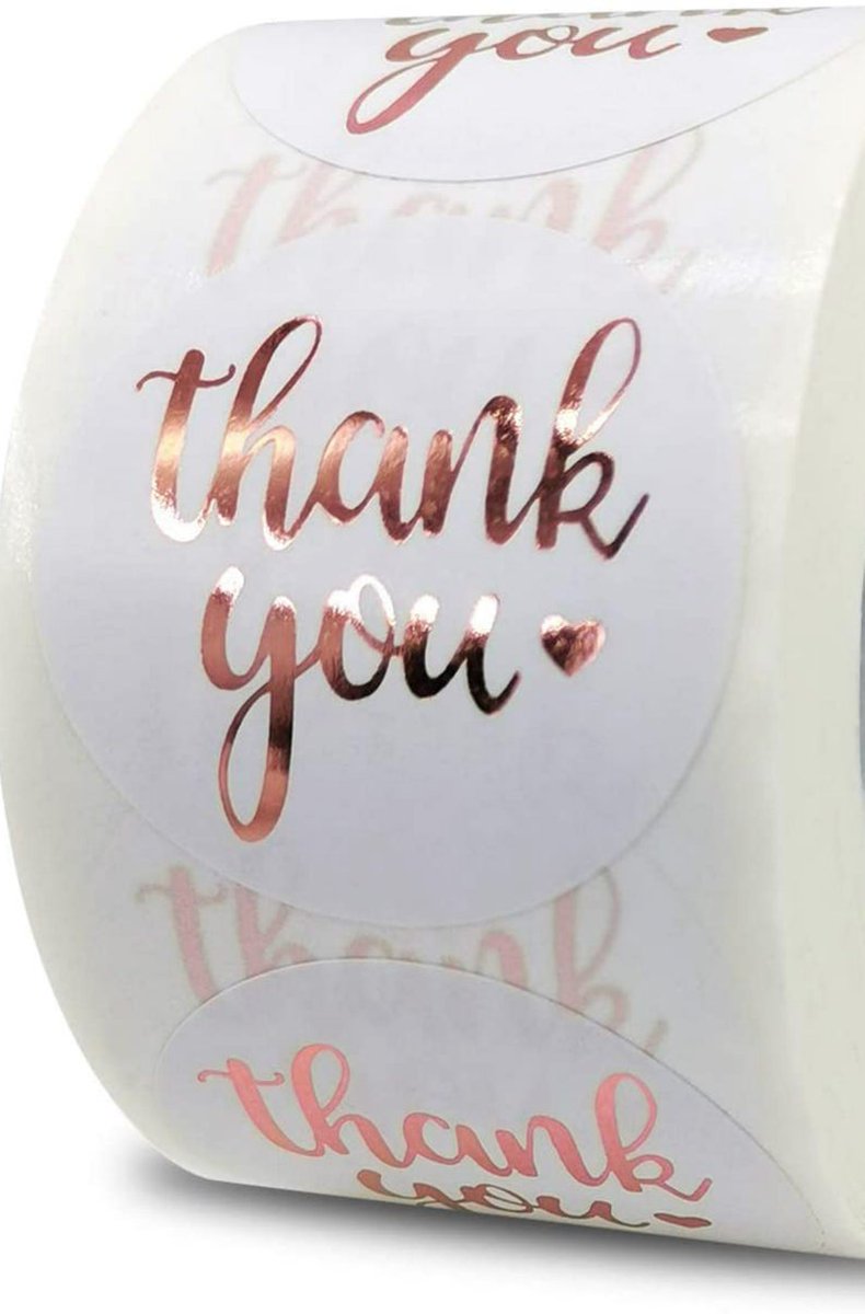 annimae9's tweet photo. 1.5" Rose Gold Foil Thank You Stickers, Wedding Stickers, Birthday Stickers, Graduation Stickers #DIMaxSupplies #thankyoustickers #weddingstickers #birthdaystickers #graduationstickers #businesssupply #craftsupply  https://t.co/Rqbyl71BD8 https://t.co/NSzVNhNaQz