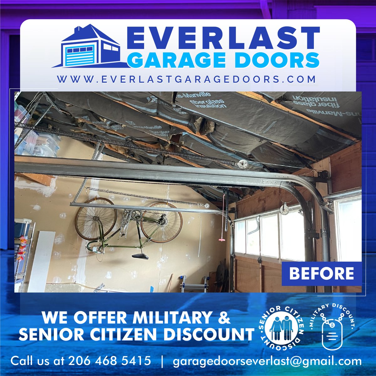 EverlastGarage's tweet photo. Extension Springs conversion to Torsion Springs. Call 206-468-5415 | garagedoorseverlast@gmail.com #garagesprings #bellevuegarage #springconversion #everlastgaragedoors #Bellevue #garagedoor https://t.co/uGCNo05FTA