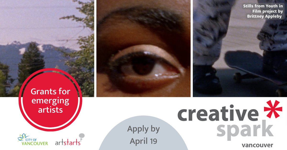 Emerging artists working on projects that engage young people can receive up to $3,000 from the Creative Spark Vancouver grant! Apply by April 19: artstarts.com/creativesparkv…