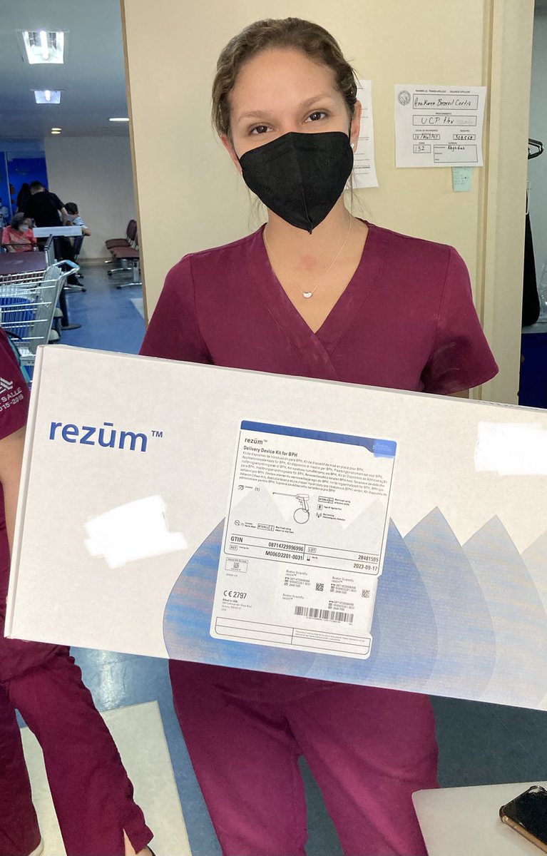 Empezando abril con nuevas opciones terapéuticas de mínima invasión para nuestros pacientes con crecimiento prostático obstructivo!