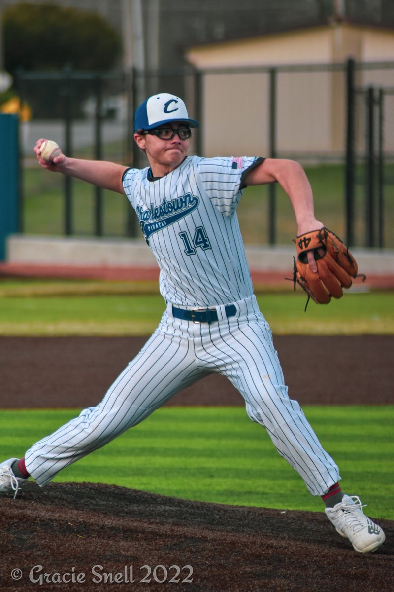 Pirate baseball defeated South Central tonight 7-3. 

⚾ WP: Jeremiah Hasler 6.2 IP, 0ER, 6H, 12Ks, 1 BB
⚾ Boyd, Crace, Gillespie, Gordon, McConnell, and Snelling each had one hit 

📸: Gracie Snell 
Pictured: J Hasler
<a href="/piratedugout/">Charlestown Baseball</a> <a href="/newstribscores/">News&Tribune Sports</a> <a href="/MSConference/">Mid-Southern Conference</a>