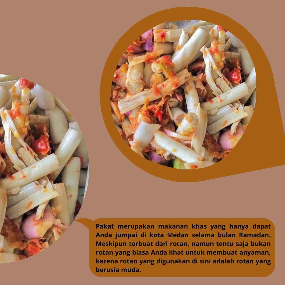 sumutberbudaya's tweet photo. Sama seperti dengan daerah lainnya di Indonesia, Sumatera Utara juga miliki kuliner khas saat bulan Ramadan tiba yakni Pakat
Dongan ada yg suka makan pakat ga nih?
#pakat #makanankhas #kulinerramadhan #khasbatak https://t.co/rPZOZfhZac