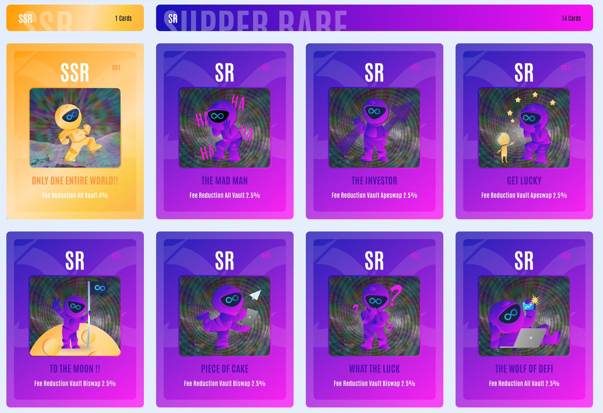 Let's show the world which #INFT you've got 🚀

The ability will be apply to Vault soon 💯