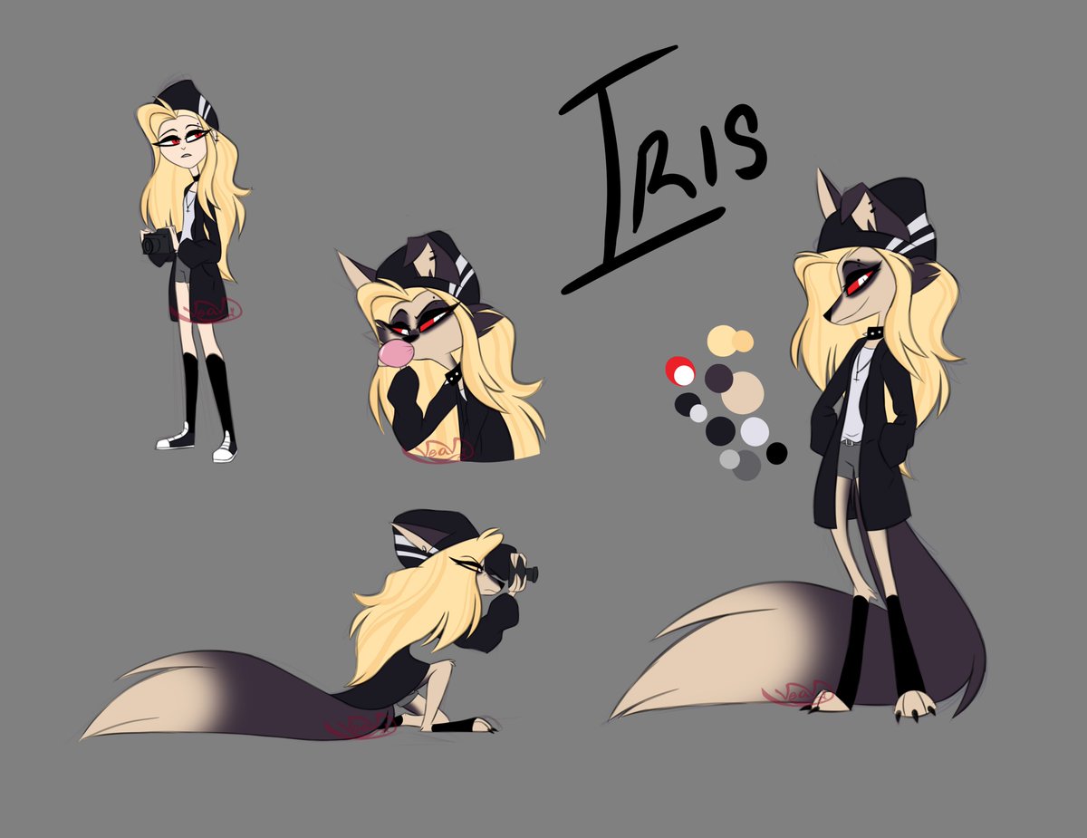 VeaV_'s tweet photo. Got around to designing Leo's rival pack and also ex-friends. Iris, Jayce, Vanessa, and Ebony
#HelluvaBoss #HelluvaBossOC #HelluvaBossHellhound #HelluvaBossHellhoundOC https://t.co/q5wWIW1zB9