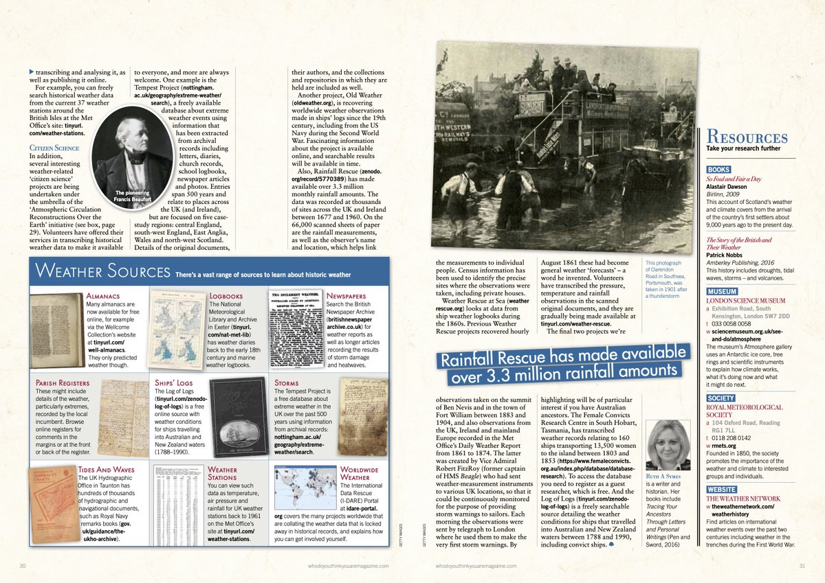 met_acre's tweet photo. We recently featured in this lovely article from @wdytyamagazine about exploring #climhist while exploring your family tree... https://t.co/JuXYO13bY0