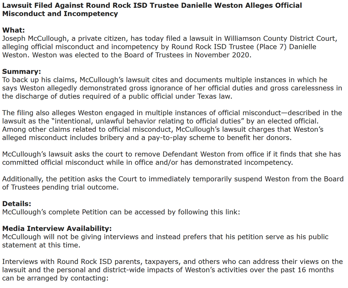Today on "Danielle Weston and the No Good, Very Bad Day..."

And no, this isn't the only thing that's going to happen this week.

#rrisd #danielleweston #rrisd1family #momsforliberty