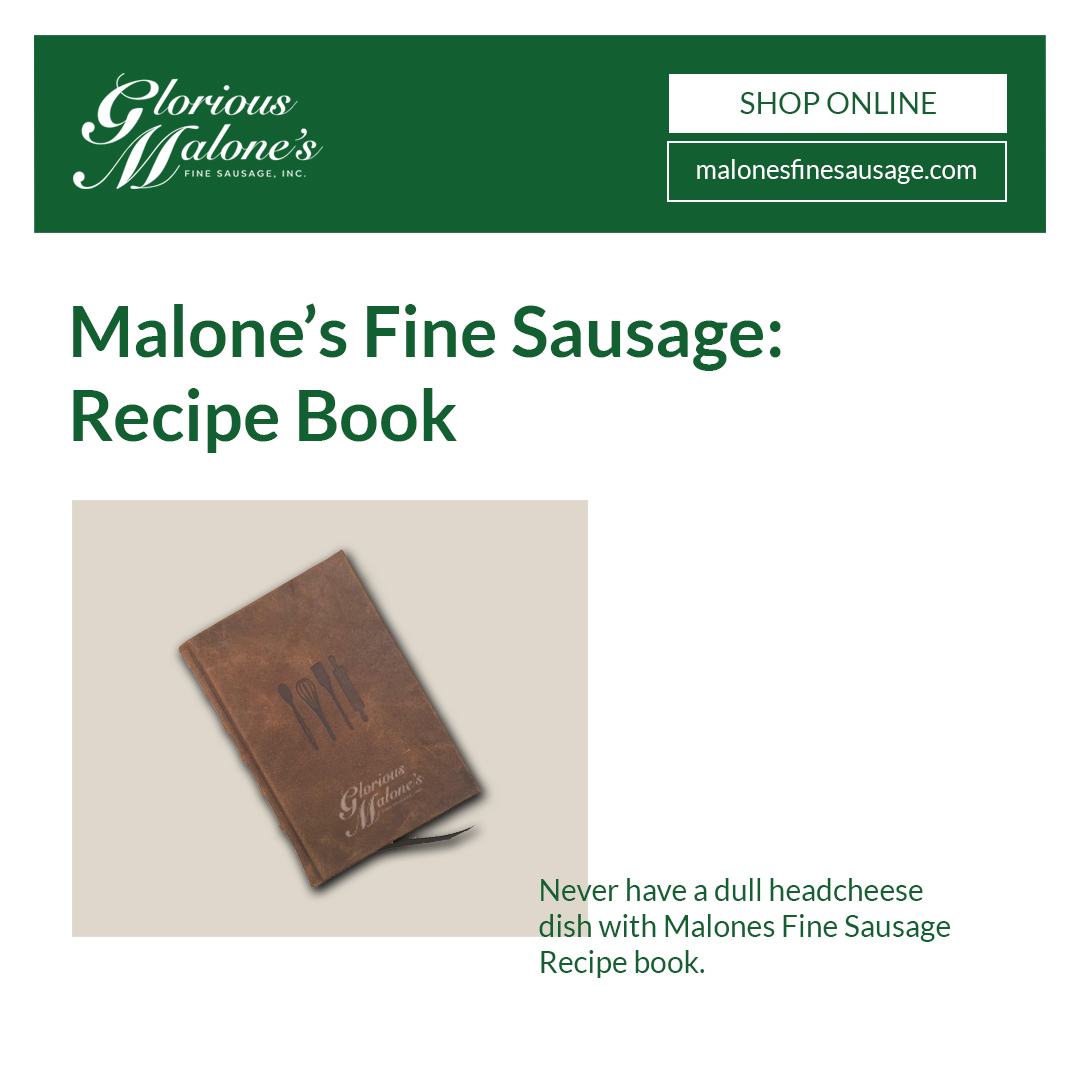 GloriousMalones's tweet image. Never have a dull headcheese with Malone’s Fine Sausage Recipe book.

Order online:

malonesfinesausage.com/shop/

#headcheese #gloriousmalones #malones #porkfood #pork #porks #foodlove #lovefood #foodislove #gourmet