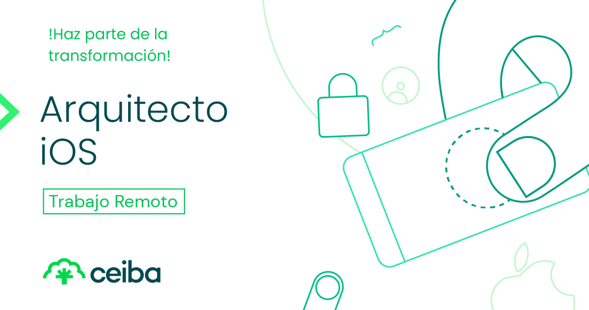 CeibaSoftware's tweet photo. ¡Haz parte de la transformación #iOS!

En la #FamiliaCeiba buscamos Arquitectos de software #iOS.

📝 Aplica https://t.co/w0sKaXF6Zb
🔎 Visita https://t.co/oiYcQaY1tY
🙋 Escríbenos https://t.co/7rMQkZgUkr

#trabajosihay #DeviOS #Arquitecto #Mobile #trabajoremoto #iOSArquitect https://t.co/gaX2Sxs4Nu