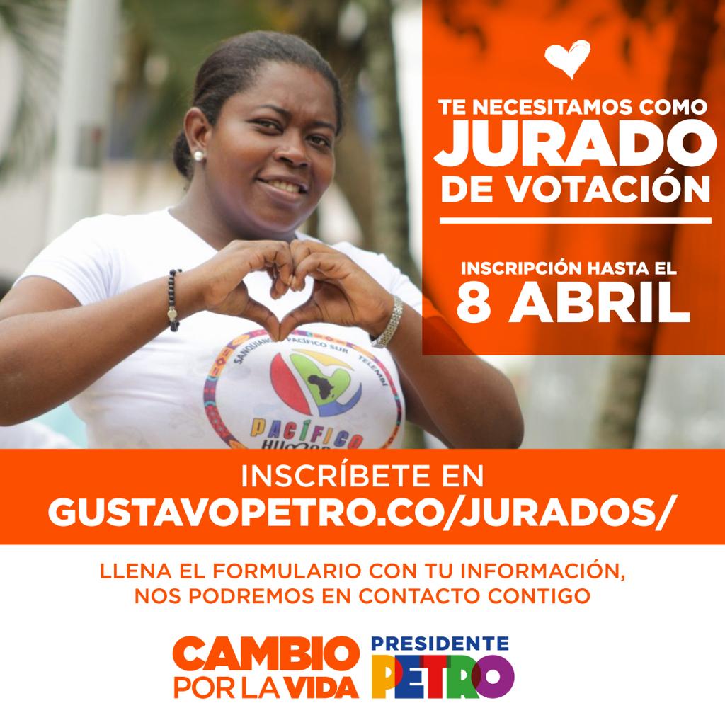 Porelpacto2022's tweet photo. Para ganar las elecciones en primera vuelta, necesitamos un contingente de *Jurados Electorales* que garanticen la transparencia de los resultados. *Aporta con un sólo día de trabajo al Cambio que tod@s necesitamos*. Inscribete en https://t.co/8ewL3CQ5It https://t.co/5KS8RHTIal