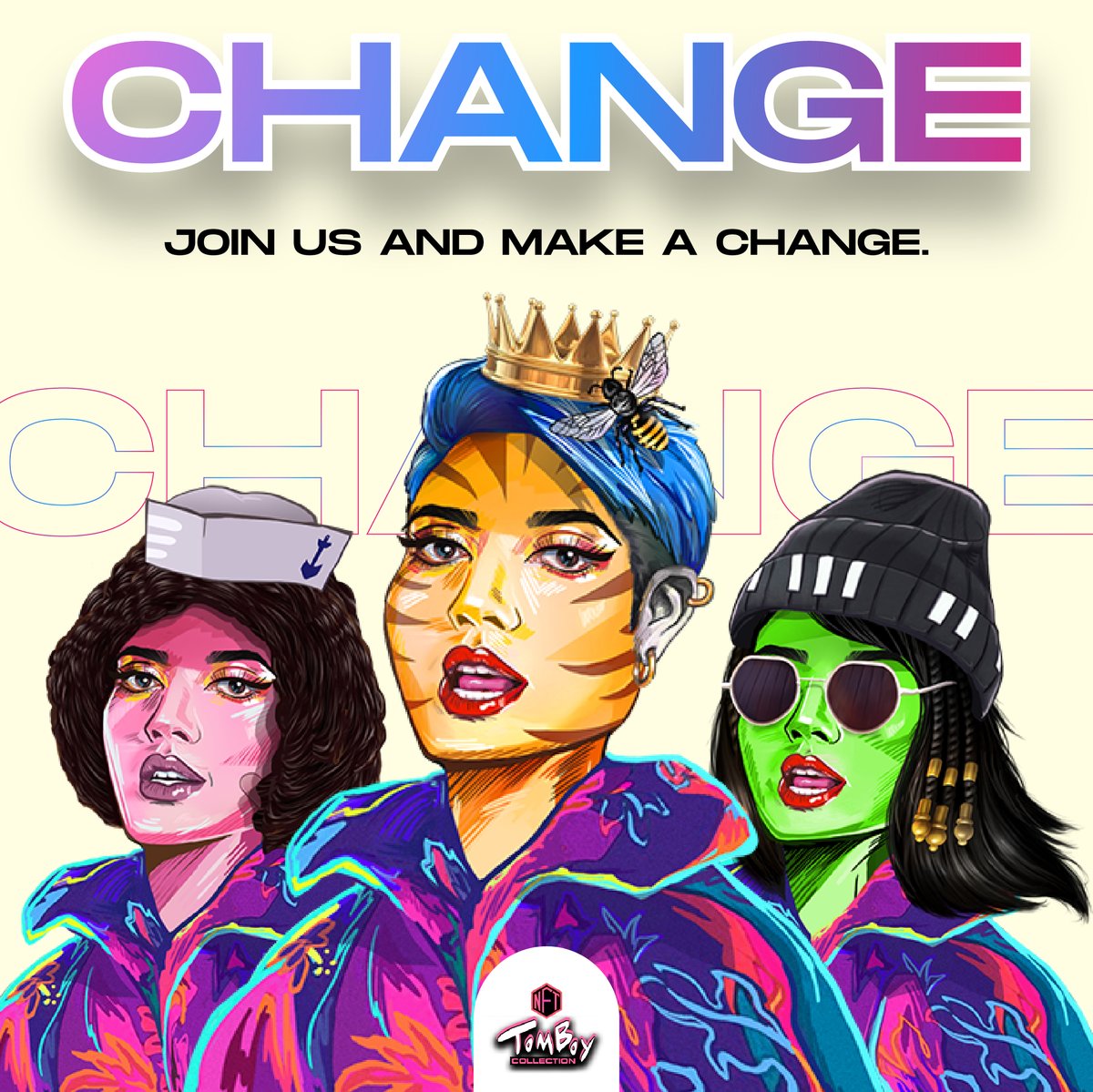 tomboy_nft's tweet photo. Your Tomboy will be stored in the wallet you used to purchase it. Join us and make a change.
https://t.co/MecVL1RDO5
#IAmNonbinary #tomboy #womaninnft #tomboyNFT #selfExpression #womanicon #cryptowoman #womaninTech #nonbinary #nonbinaryicon #nonbinarypride #nonbinaryfashion https://t.co/2MmYJbnKxi