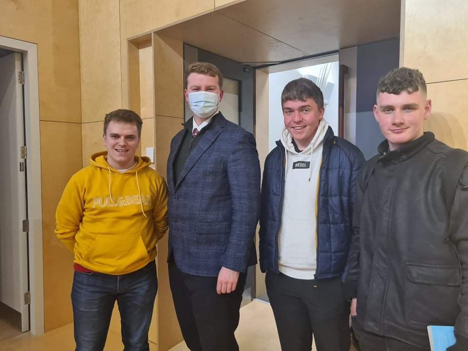 Great to meet <a href="/JamesOConnorTD/">James O'Connor TD</a> at the 'Your Politics Podcast' this evening in the Student Hub, UCC. Great discussion had.