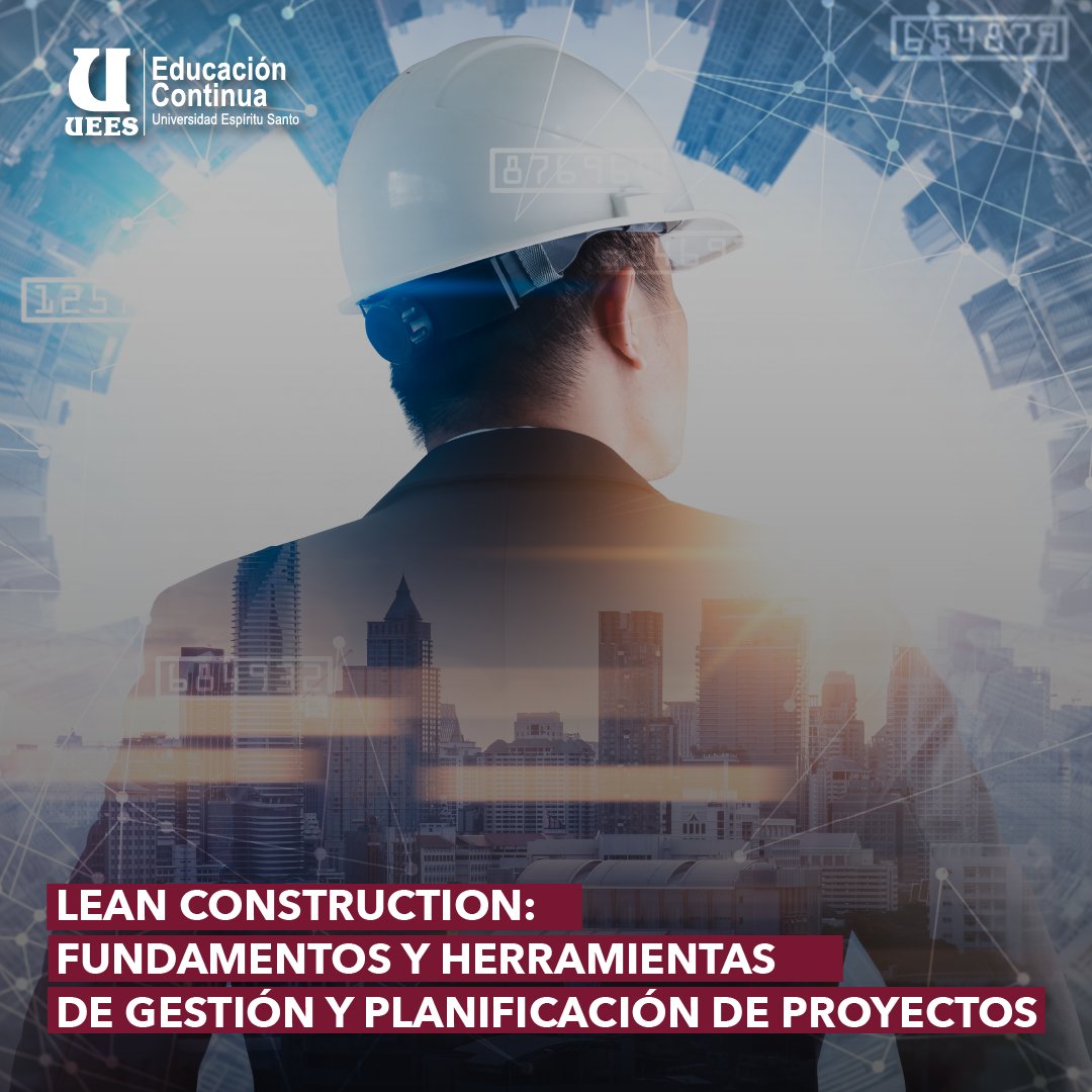 DEC_UEES's tweet photo. Los participantes adquirirán las bases cognitivas teóricas y prácticas para la planificación y control de proyectos bajo  tendencias de la filosofía Lean para buscar la mejora continua de los procesos de la industria. Contáctanos para más información: https://t.co/nymJUXjLNO https://t.co/WMeVCnR6wS