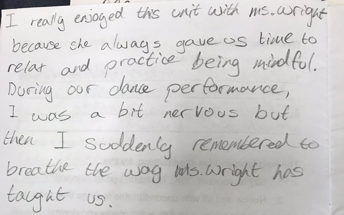 I’ve done mindfulness exercises with students K-12. It can be challenging to assess the success of the program until a few weeks/months have passed and the students share reflections. These grade 6-7s did a <a href="/Smiling_Mind/">Smiling Mind</a> program with me. #sd36learn #sd36SEL