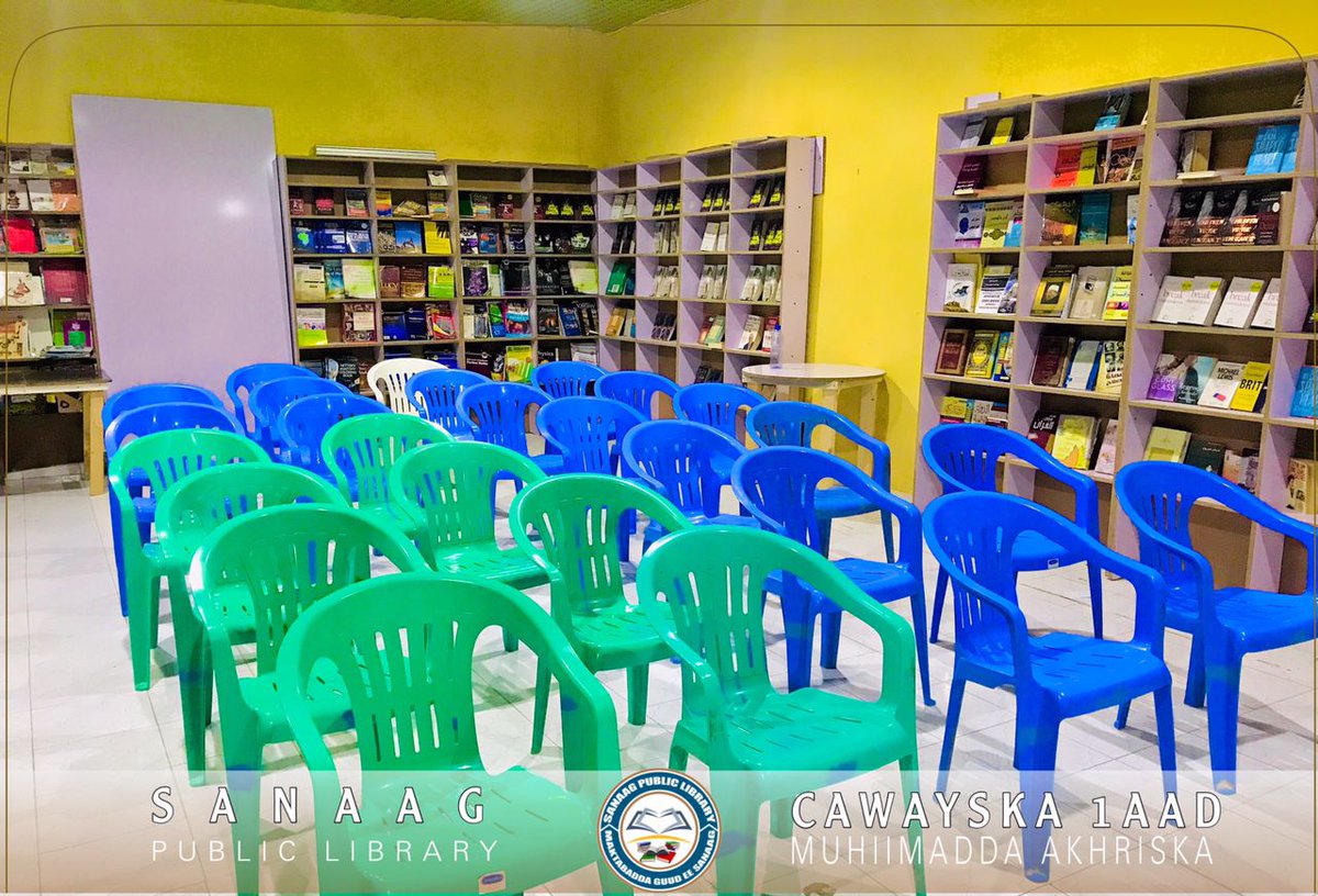 SanaagLibrary's tweet photo. Maktabaddu waxay bulshada uqaban doontaa Ramadaanta cawaysinno aqooneed, caawa ayayna soo qabanqaabisay kii u horeeyay kaas oo lagaga hadlayay sida uu qofku u xoojin karo xirfadiisa Akhriska. https://t.co/VJuNsOFxJi