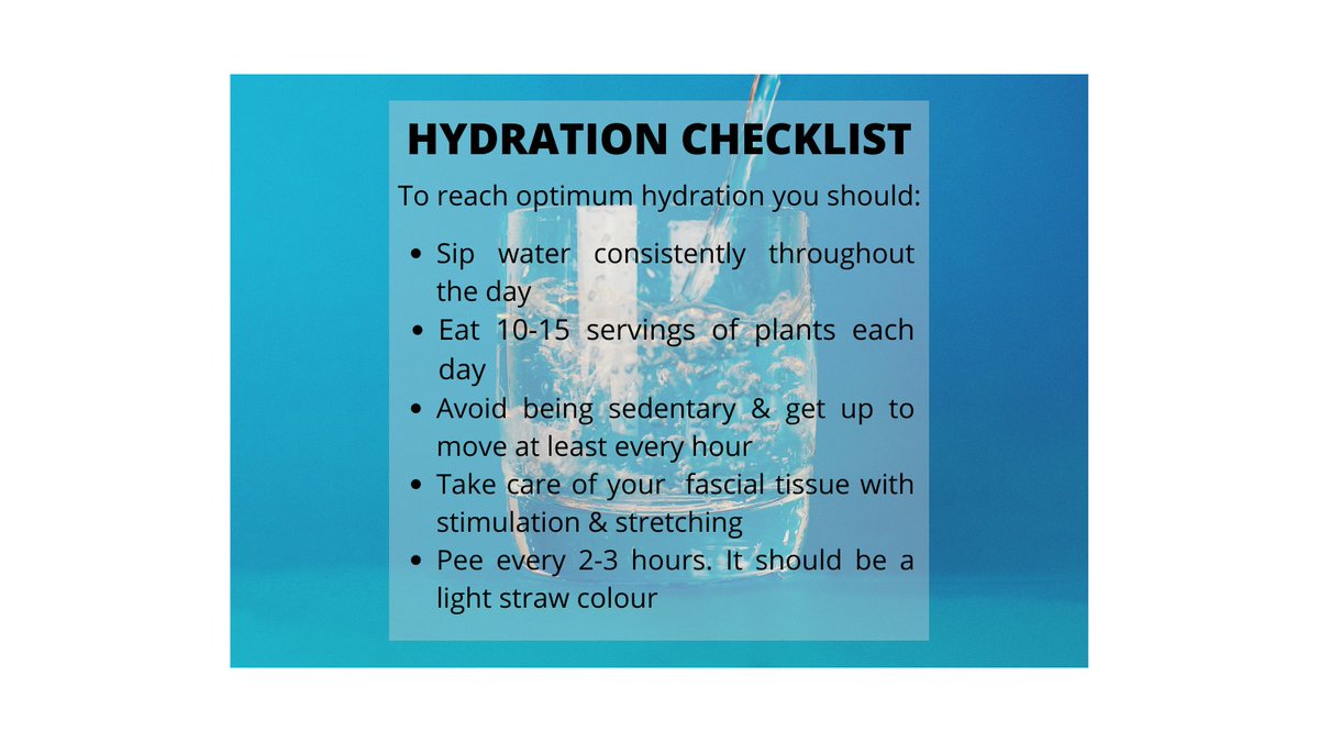 The secret to optimum hydration is a series of small daily habits that you do consistently.  https://t.co/hoEM1Akd89

#stayhydrated #drinkwater #drinkwaterdaily #healtylifestyle #healthandwellness https://t.co/8MT6QVZz3r