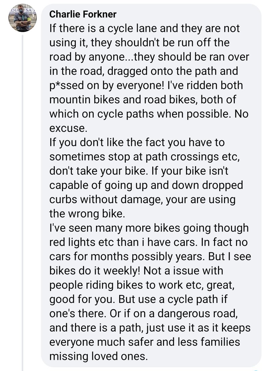 An interesting comment from a <a href="/JaguarRacing/">Jaguar TCS Racing</a> employee in response to today's <a href="/ThamesVP/">Thames Valley Police</a> Operation Close Pass.