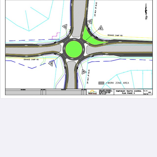 realclairemetz's tweet photo. Beginning next week, @CityofDeLand area intersection becomes a roundabout. https://t.co/n4NxUgOUAh
