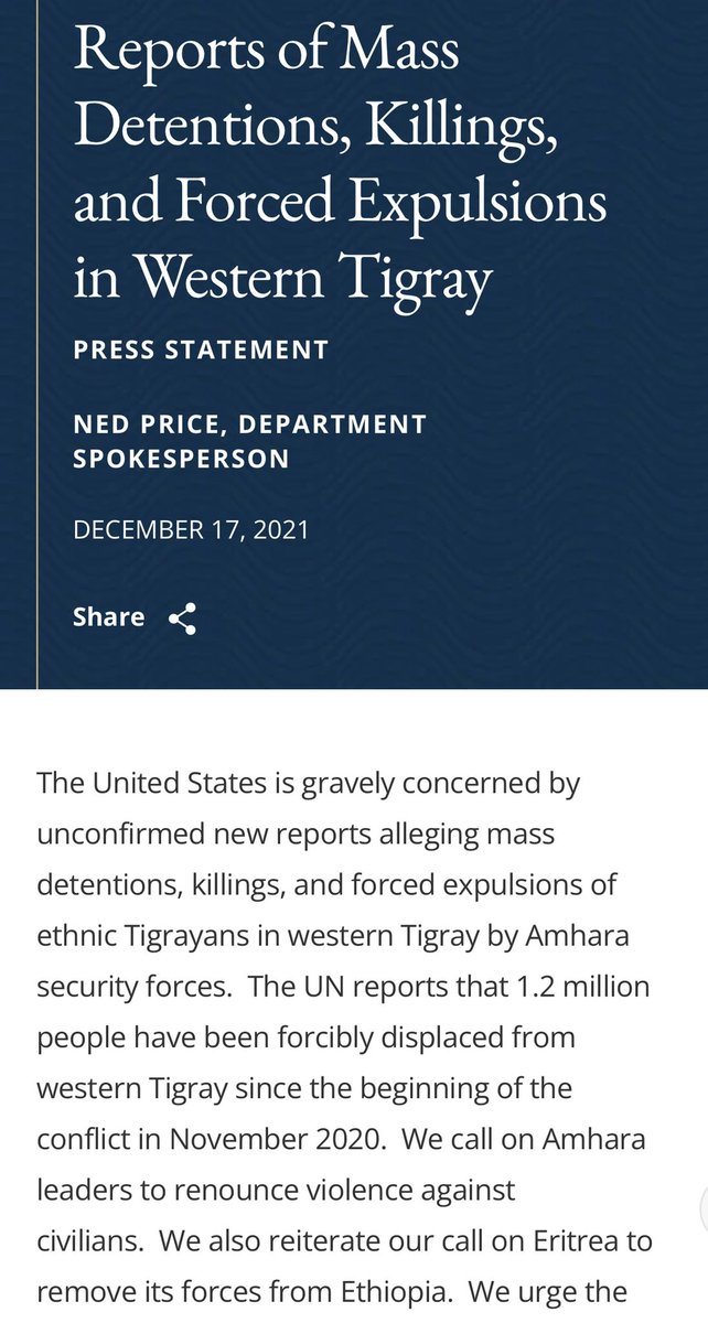 Alert: Ethiopian govt, who opposed UNHRC intern’l comm. of experts to investigate the war crimes committed in Tigray, has engaged in destroying evidences of the genocide by digging out mass-graves in Western Tigray. UN reports that 1.2m people r under ethnic cleansing in W Tigray
