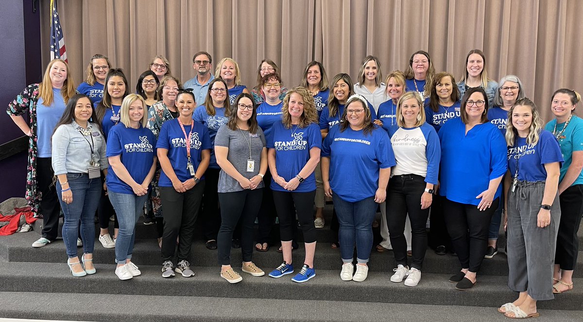 Baccus Elementary joins <a href="/PaluxyRiverCAC/">Paluxy River Children's Advocacy Center</a> in standing up for children! Be a voice when children can’t speak for themselves. If you see abuse, report it. They are counting on us! #standupforchildren #ChildAbusePreventionMonth