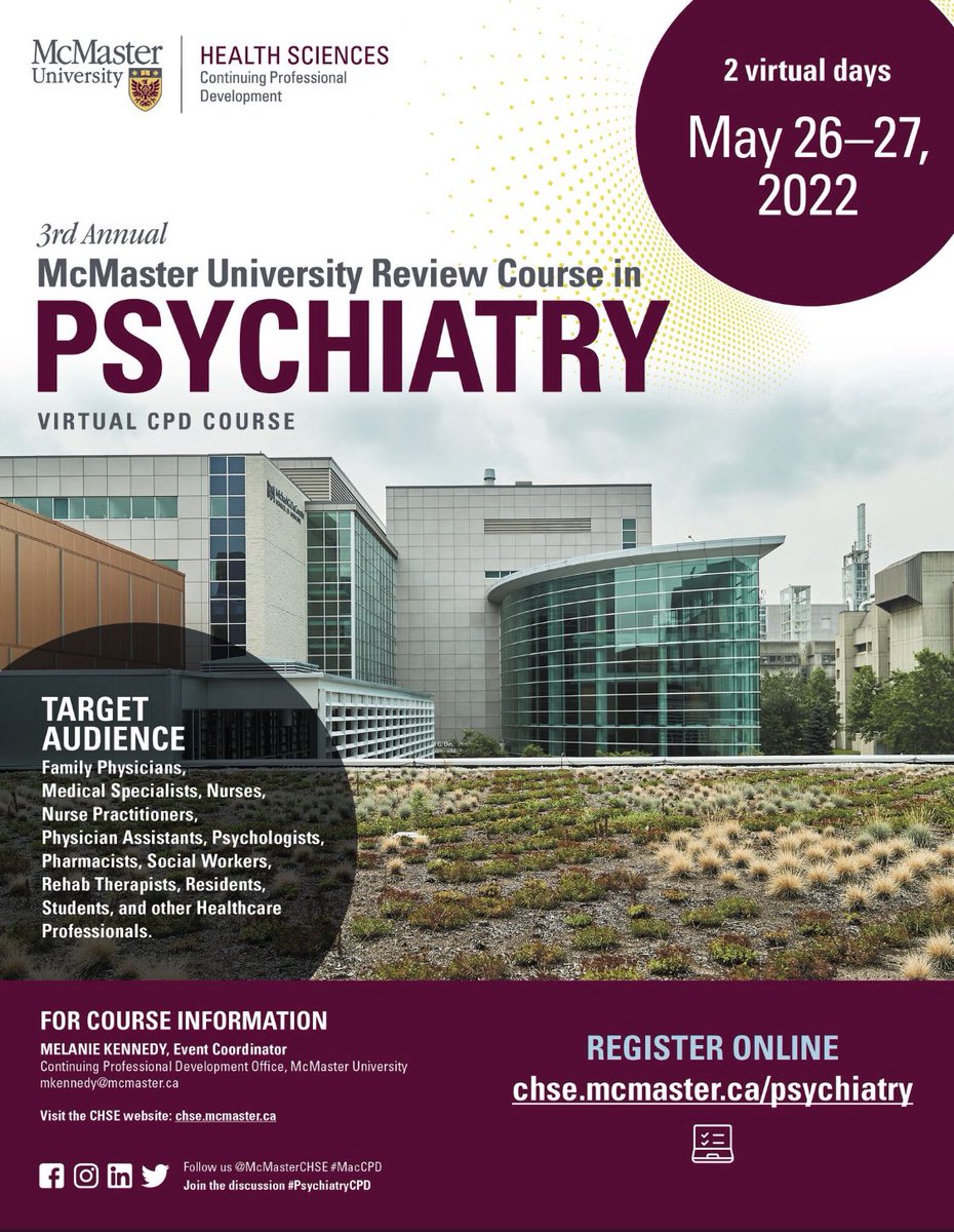 Continuing Professional Development, McMaster U tweet media