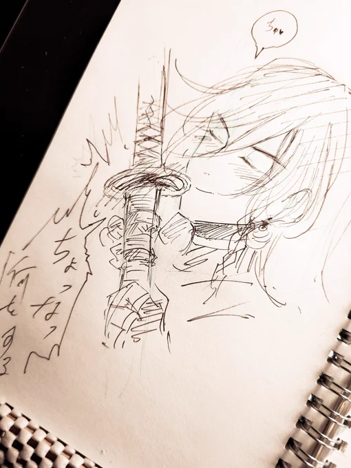 アーンなかなかお絵描きできないので朝の落書きをあげておきます😭 