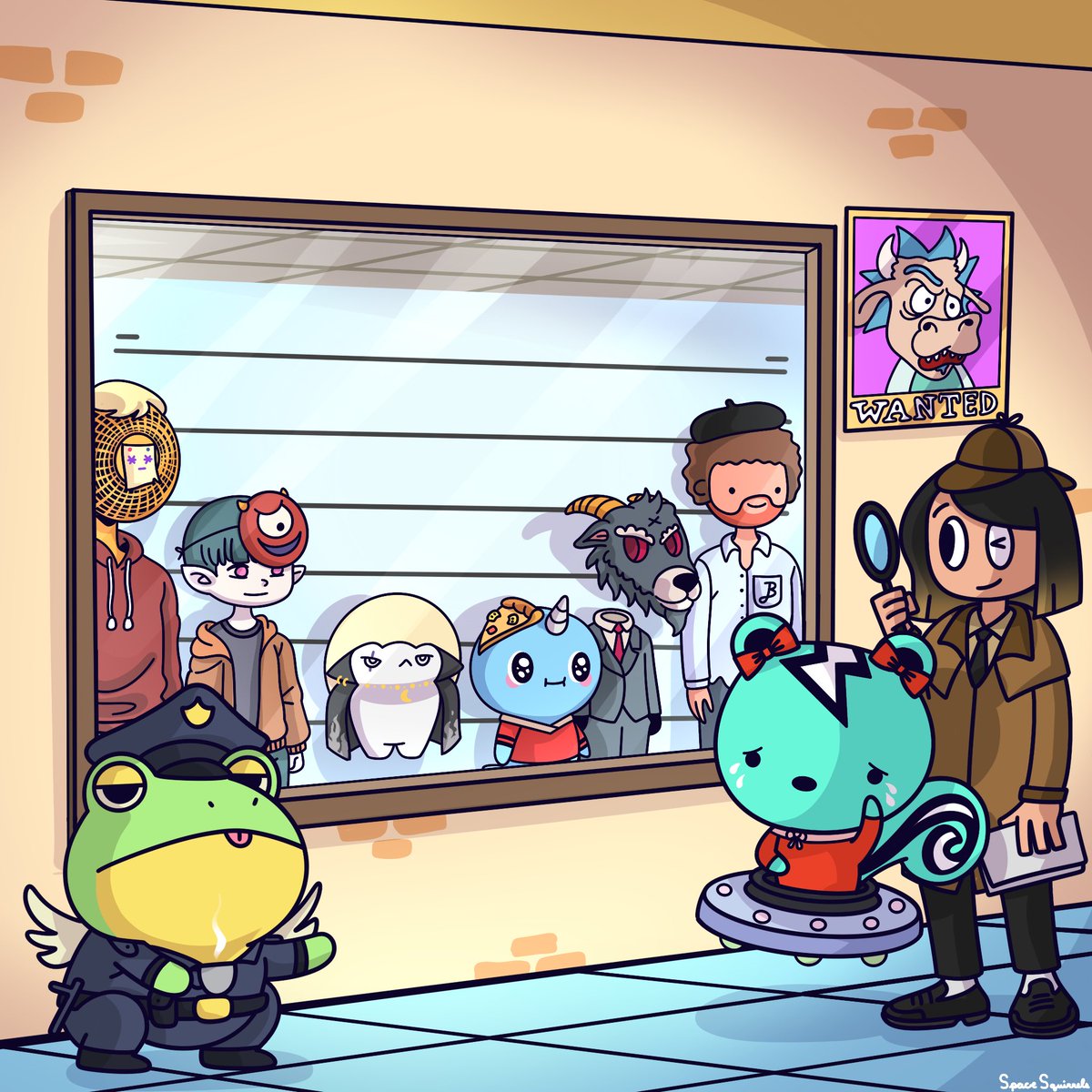 SpaceSquirrels_'s tweet photo. Hi friends! We need your help! Somebody stole this Space Squirrel’s favorite acorn!

To solve the case: 
🔎 Join https://t.co/BzE8jMQC4G 
🔎 Like &amp; Retweet
🔎 Comment who you think did it
🔎 Tag 3 detectives 

💰Reward: 50 ADA 
🚨 Ends in 72 hours

#CNFTCommunity #CNFTGiveaway https://t.co/WMyFn5VKq5