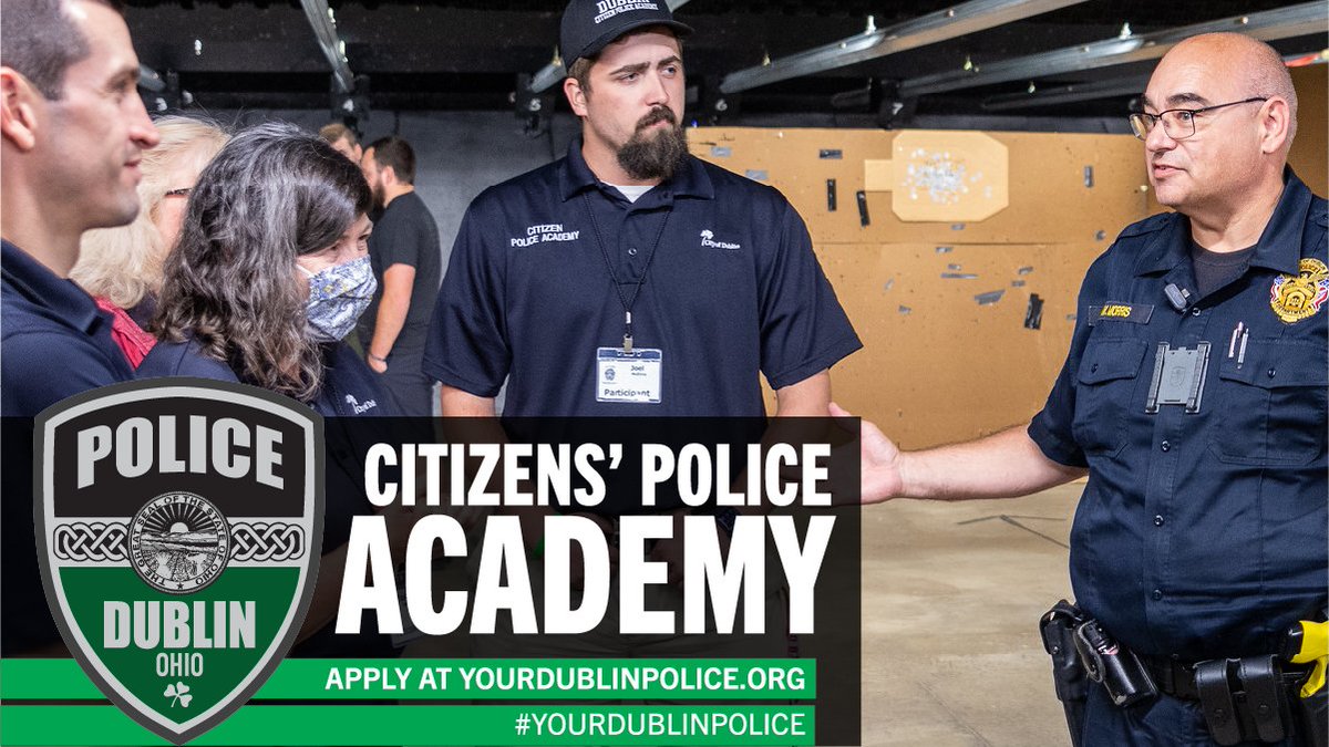 What do #YourDublinPolice do? 🤔 Find out and ask questions at the 2022 Citizens' Police Academy!

Apply to the 12-week program: bit.ly/DublinCPA?utm_…
