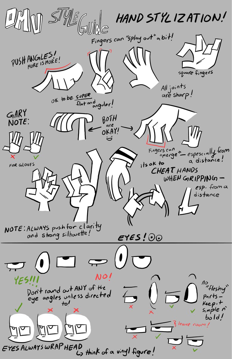 I also made a style guide for everybody to stay on model. This was one of the most fun parts of the process