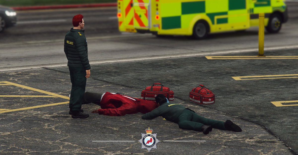 SWRPC_6001's tweet photo. This evening Ambulance Crews attended 2 males who had been attacked, Emergency Ambulance Crews assesed the patients, causing them to find a Brain Bleed, this was treated by Critical Care Teams and the patient was transported to A&amp;E

@SouthWestRPC21 @SWAST_SWRPC 

#fictional https://t.co/pmDpI80qqM