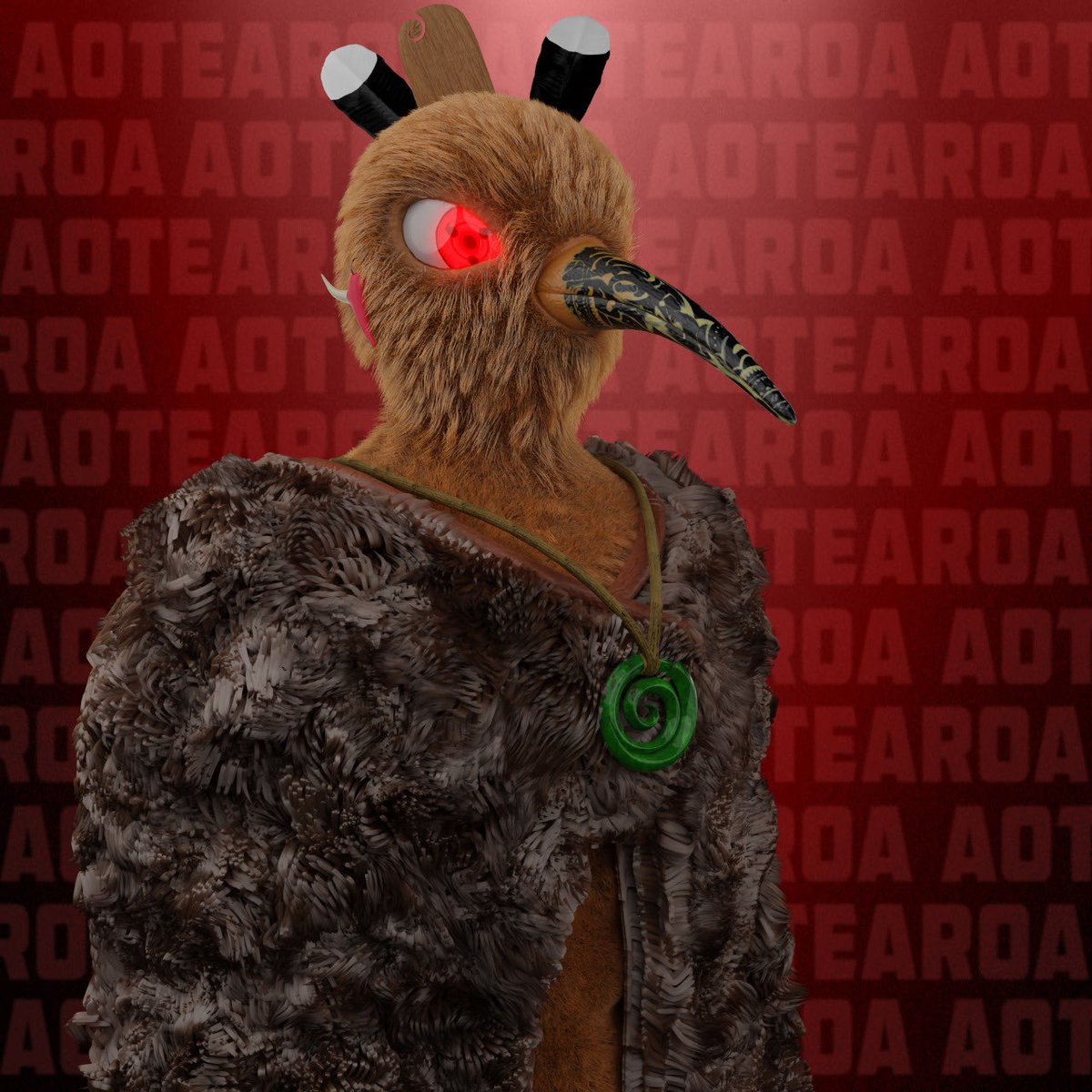 The Māori Chief has entered the village!

4 DAYS UNTIL WL MINT DAY! LFG!!!

1 of 1 Māori Chief

MINT PERKS
- 10k NZD in ETH once revealed.
- Free KNK merch every collection drop.
- Extra entries to KNK events (+5)
- Unique Holder Role in Discord.

Discord.gg/kiwisnkangaroos