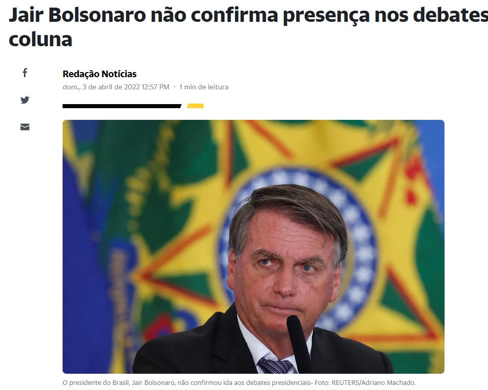 Beeelissima's tweet photo. Lula não pretende ir a debates, e o Bozo foi em algum? Ele ganhou a eleição sem ir, e agora já diz que não vai de novo. Ambos são arregoes.  Já podemos começar a conversar sobre uma terceira opção? Ou vcs ainda estão entre um Ladrão ou um Genocida? 
#LulaArregao #BolsonaroArregao https://t.co/l7Jgv0jgAF